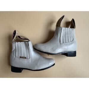 La Barca Youth Toddler Ankle Boots 7 Color Bone Leather Botines Charros Joven